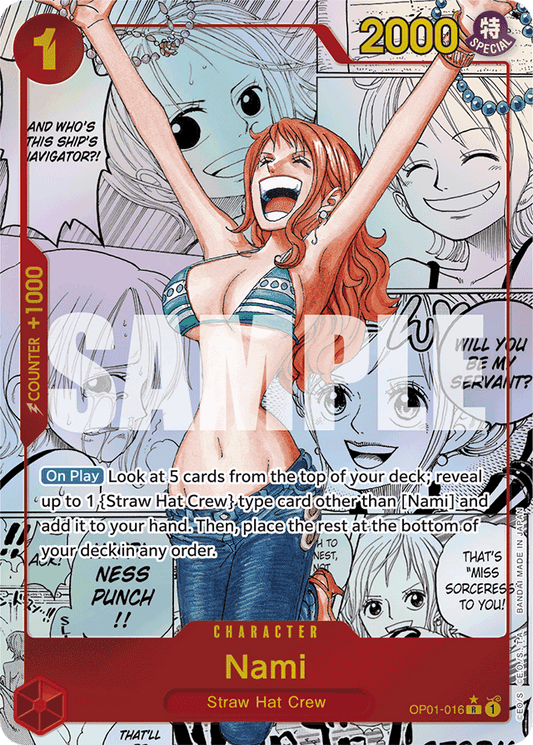 Nami (OP01-016) (Manga) - Premium Booster -The Best- - R - OP01-016