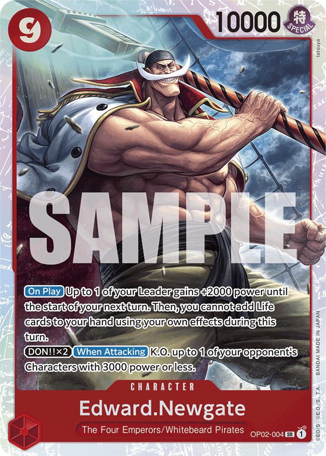 Edward.Newgate (Reprint) - Premium Booster -The Best- - SR - OP02-004