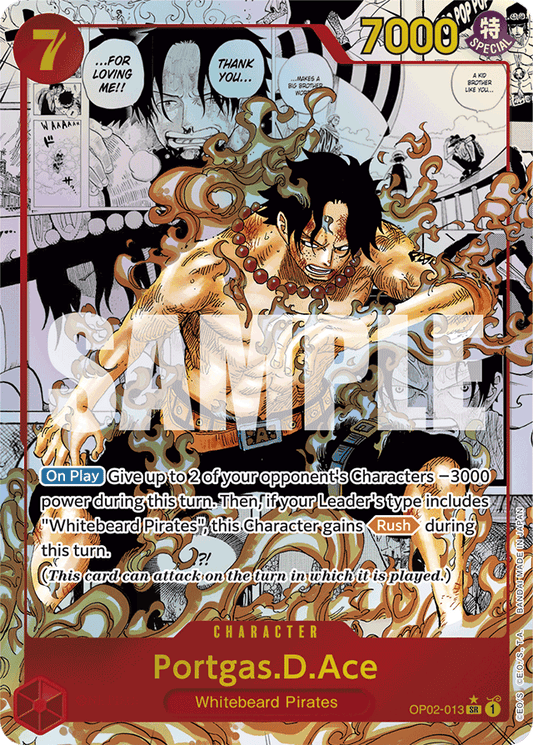 Portgas.D.Ace (Manga) - Premium Booster -The Best- - SR - OP02-013