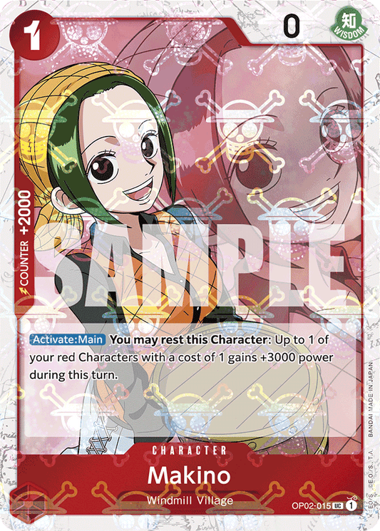 Makino (Jolly Roger Foil) - Premium Booster -The Best- - UC - OP02-015