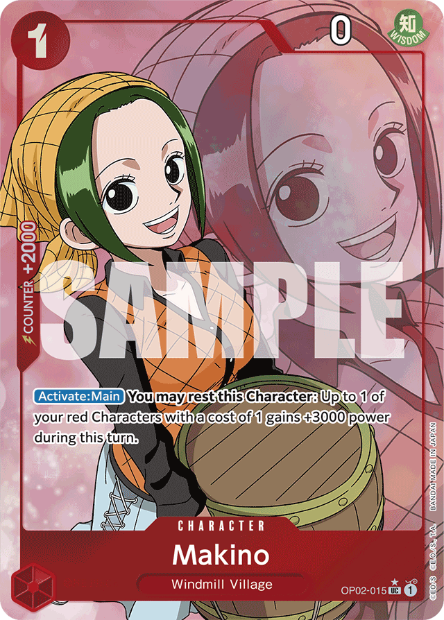 Makino (Full Art) - Premium Booster -The Best- - UC - OP02-015