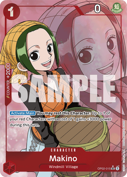 Makino (Full Art) - Premium Booster -The Best- - UC - OP02-015