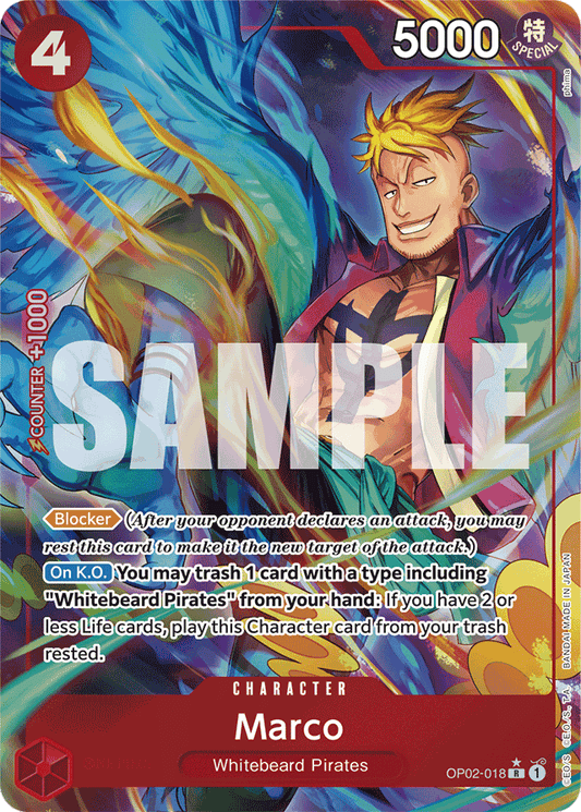 Marco (Alternate Art) - Premium Booster -The Best- - R - OP02-018