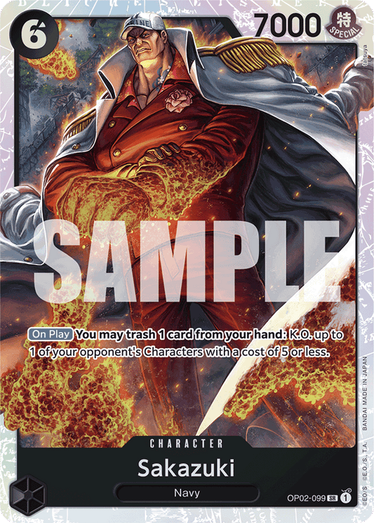 Sakazuki (Reprint) - Premium Booster -The Best- - SR - OP02-099