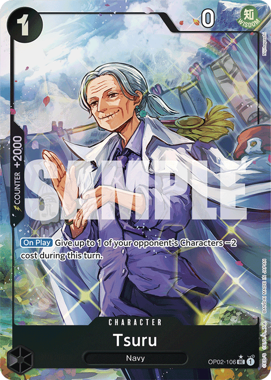 Tsuru (Full Art) - Premium Booster -The Best- - UC - OP02-106