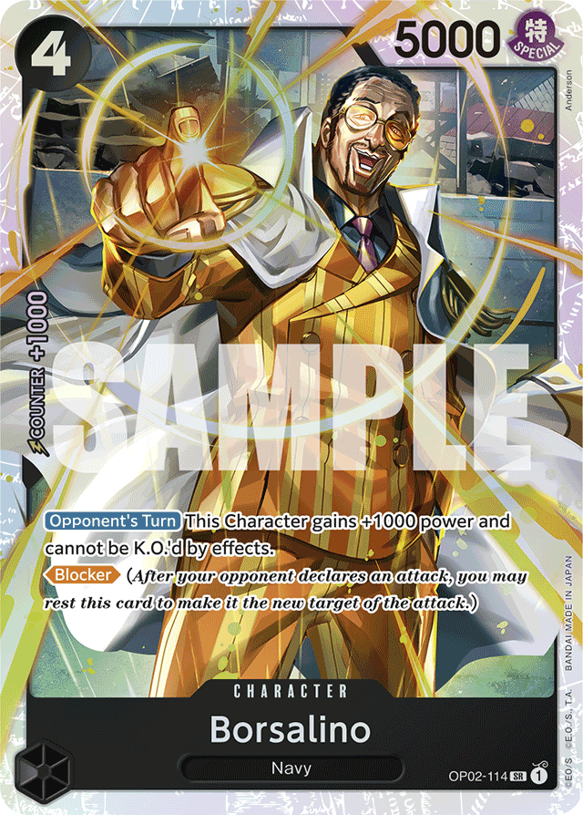 Borsalino (Reprint) - Premium Booster -The Best- - SR - OP02-114