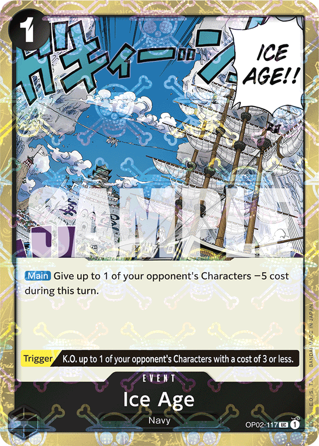 Ice Age (Jolly Roger Foil) - Premium Booster -The Best- - UC - OP02-117