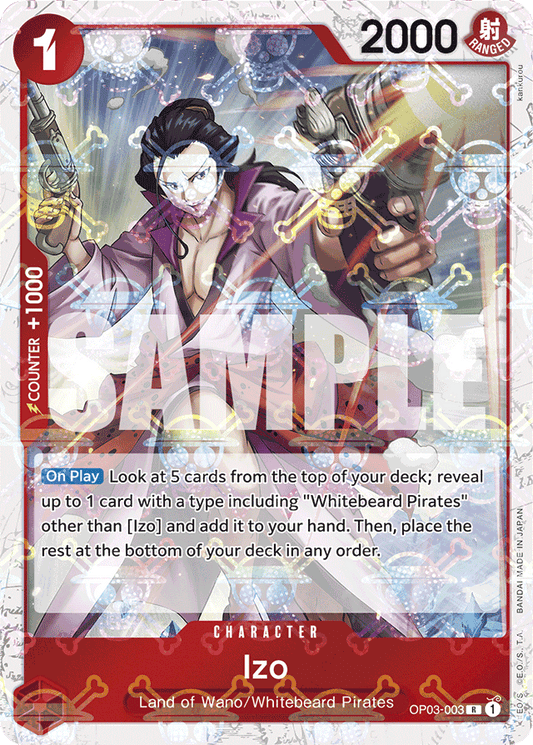 Izo (OP03-003) (Jolly Roger Foil) - Premium Booster -The Best- - R - OP03-003