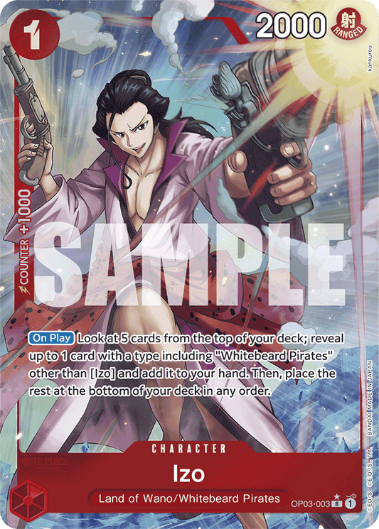 Izo (OP03-003) (Full Art) - Premium Booster -The Best- - R - OP03-003
