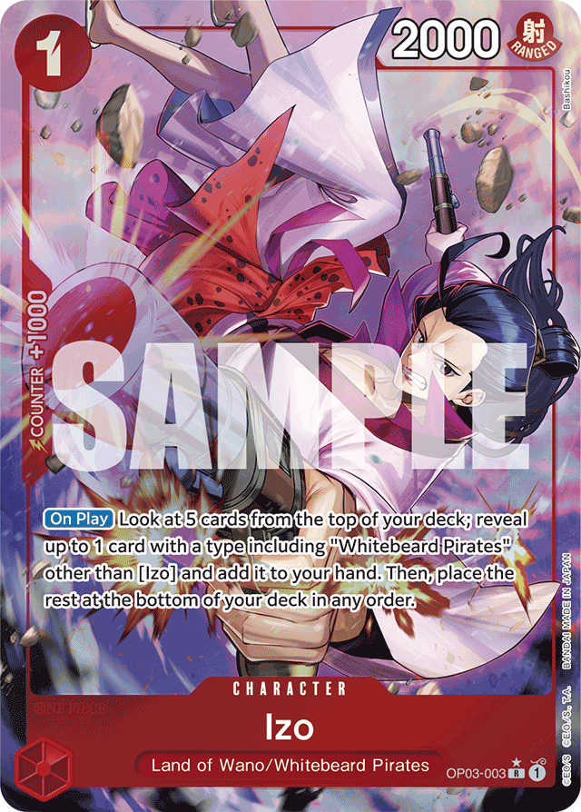 Izo (OP03-003) (Alternate Art) - Premium Booster -The Best- - R - OP03-003