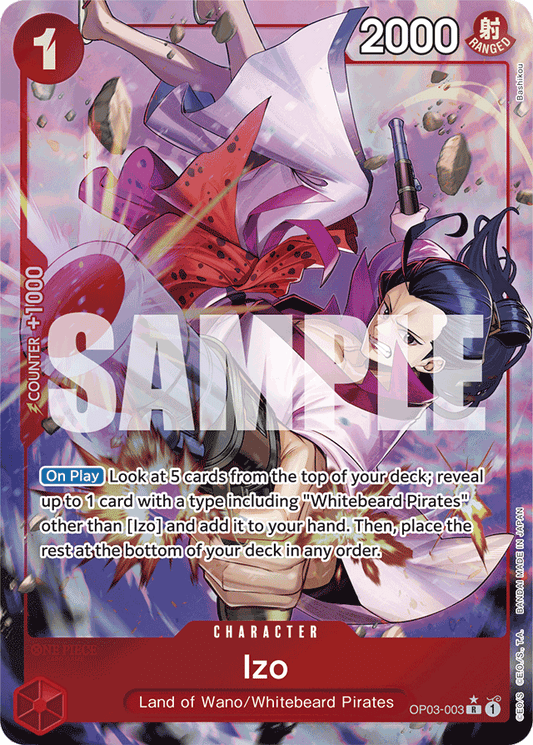 Izo (OP03-003) (Alternate Art) - Premium Booster -The Best- - R - OP03-003