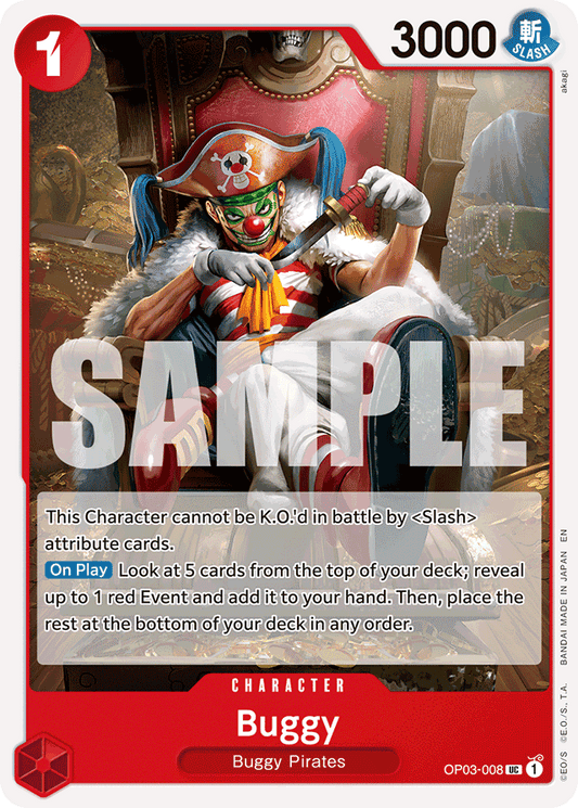 Buggy - OP03-008 (Reprint) - Premium Booster -The Best- Vol. 2 - UC - OP03-008