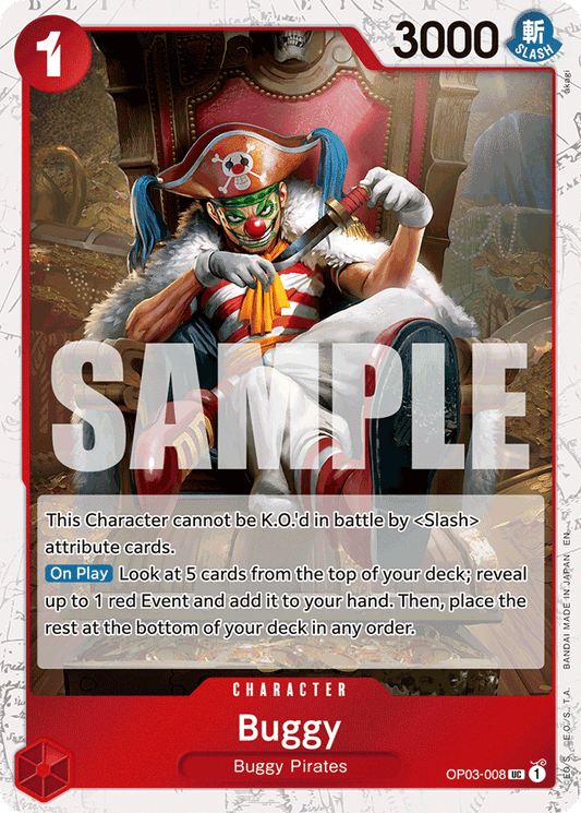 Buggy - OP03-008 (Pirate Foil) - Premium Booster -The Best- Vol. 2 - UC - OP03-008