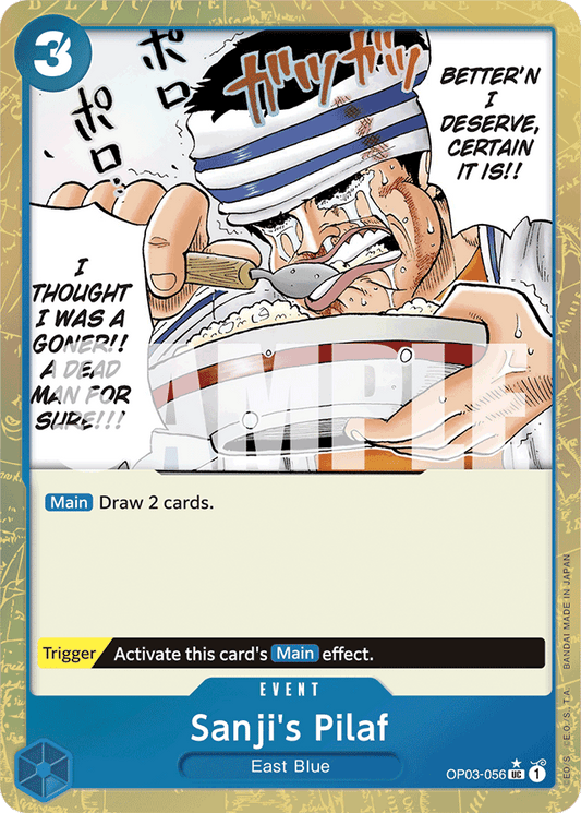Sanji's Pilaf (Textured Foil) - Premium Booster -The Best- - UC - OP03-056