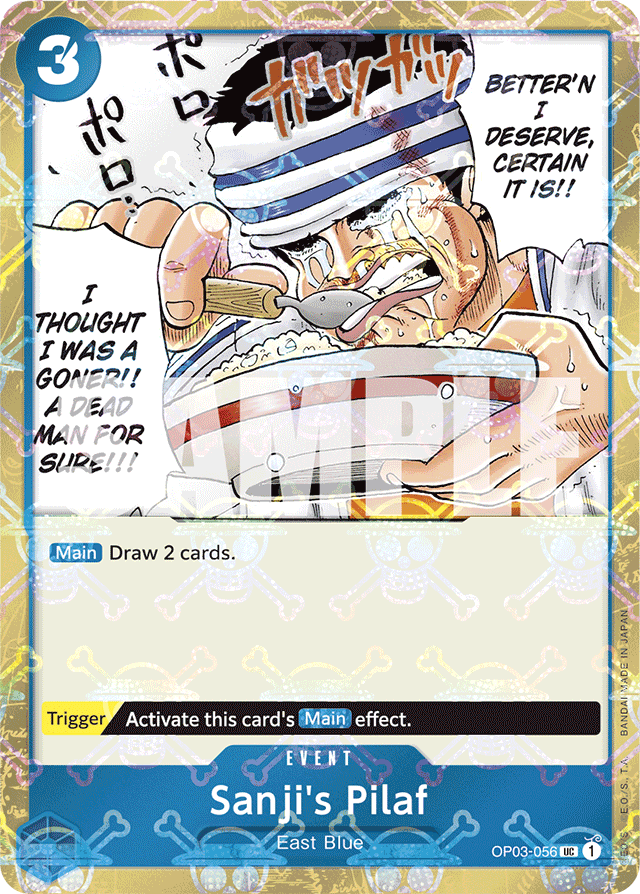 Sanji's Pilaf (Jolly Roger Foil) - Premium Booster -The Best- - UC - OP03-056