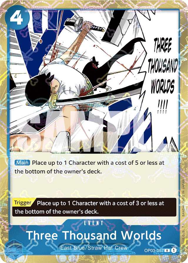 Three Thousand Worlds (Jolly Roger Foil) - Premium Booster -The Best- - R - OP03-057