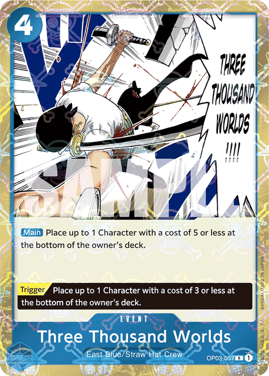 Three Thousand Worlds (Jolly Roger Foil) - Premium Booster -The Best- - R - OP03-057