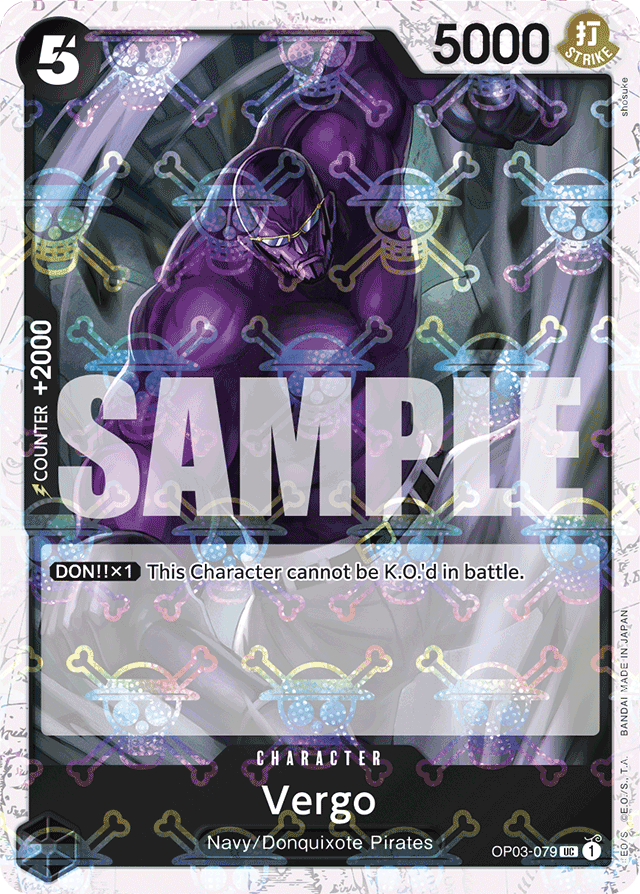 Vergo (Jolly Roger Foil) - Premium Booster -The Best- - UC - OP03-079