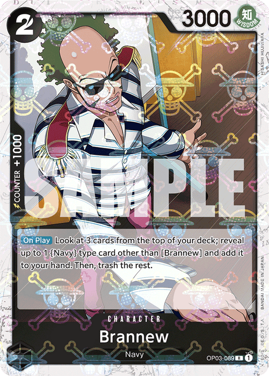 Brannew (Jolly Roger Foil) - Premium Booster -The Best- - R - OP03-089