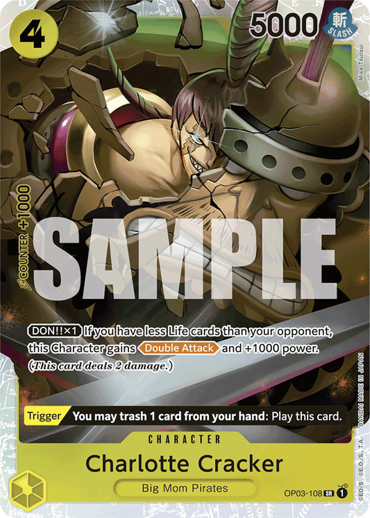 Charlotte Cracker (Reprint) - Premium Booster -The Best- - SR - OP03-108