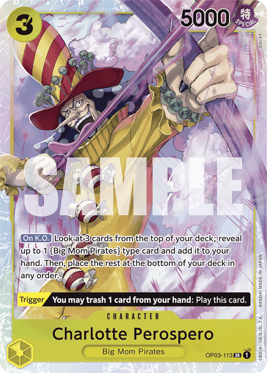 Charlotte Perospero (Reprint) - Premium Booster -The Best- - SR - OP03-113