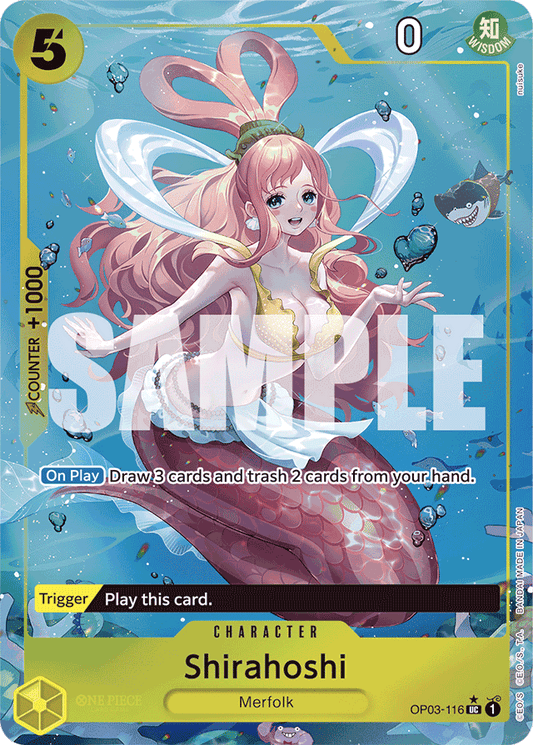 Shirahoshi (OP03-116) (Full Art) - Premium Booster -The Best- - UC - OP03-116