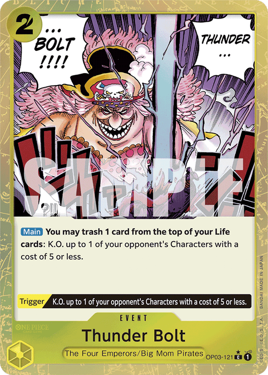 Thunder Bolt (Textured Foil) - Premium Booster -The Best- - C - OP03-121