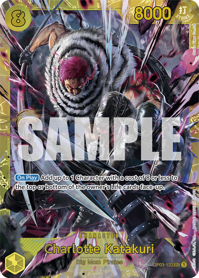 Charlotte Katakuri (Reprint) - Premium Booster -The Best- - SEC - OP03-123