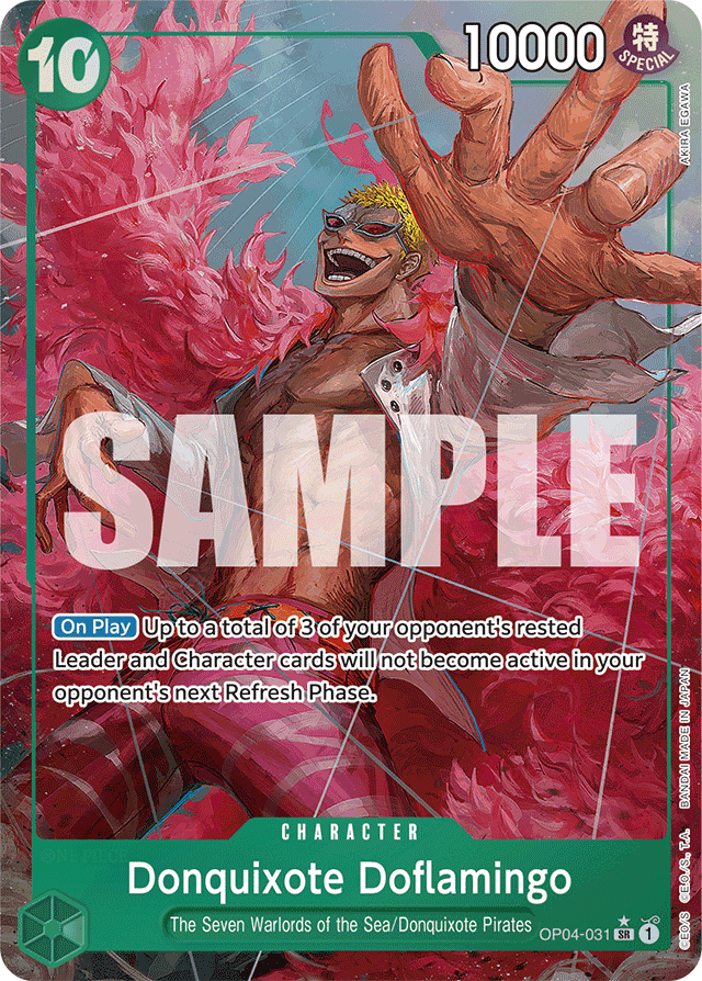 Donquixote Doflamingo (Alternate Art) - Premium Booster -The Best- - SR - OP04-031