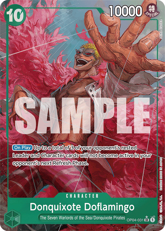 Donquixote Doflamingo (Alternate Art) - Premium Booster -The Best- - SR - OP04-031