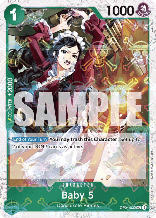 Baby 5 (OP04-032) (Jolly Roger Foil) - Premium Booster -The Best- - UC - OP04-032
