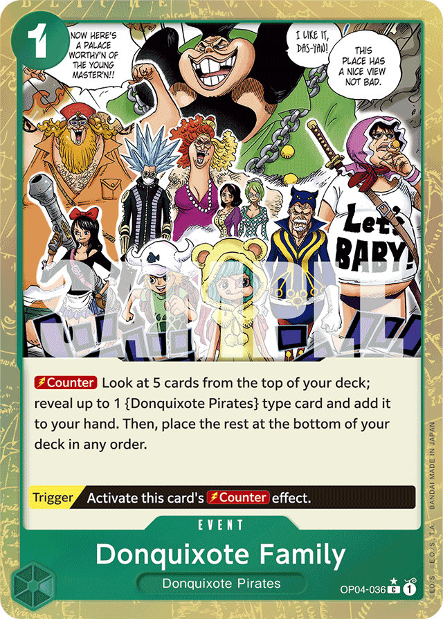 Donquixote Family (Textured Foil) - Premium Booster -The Best- - C - OP04-036