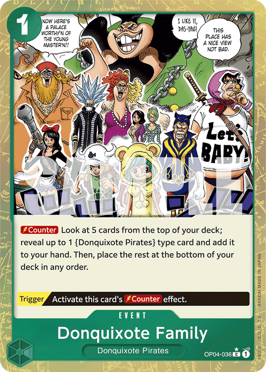 Donquixote Family (Textured Foil) - Premium Booster -The Best- - C - OP04-036
