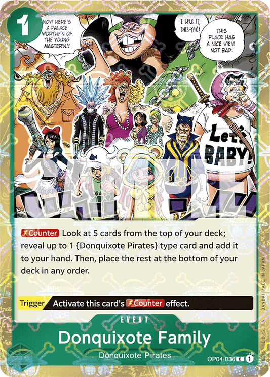 Donquixote Family (Jolly Roger Foil) - Premium Booster -The Best- - C - OP04-036
