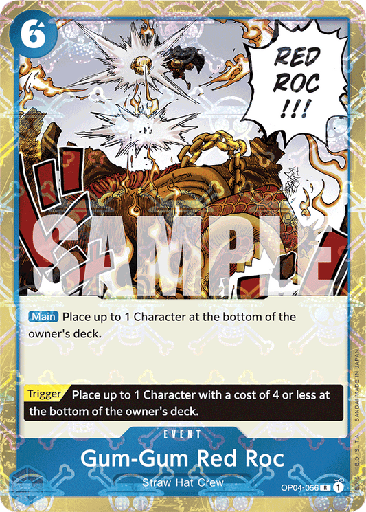 Gum-Gum Red Roc (Jolly Roger Foil) - Premium Booster -The Best- - R - OP04-056