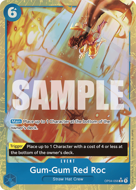Gum-Gum Red Roc (Alternate Art) - Premium Booster -The Best- - R - OP04-056