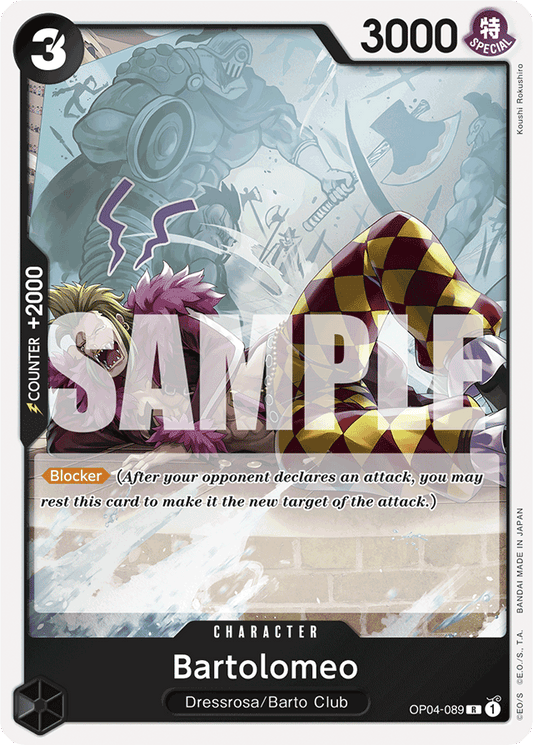 Bartolomeo (OP04-089) (Reprint) - Premium Booster -The Best- - R - OP04-089