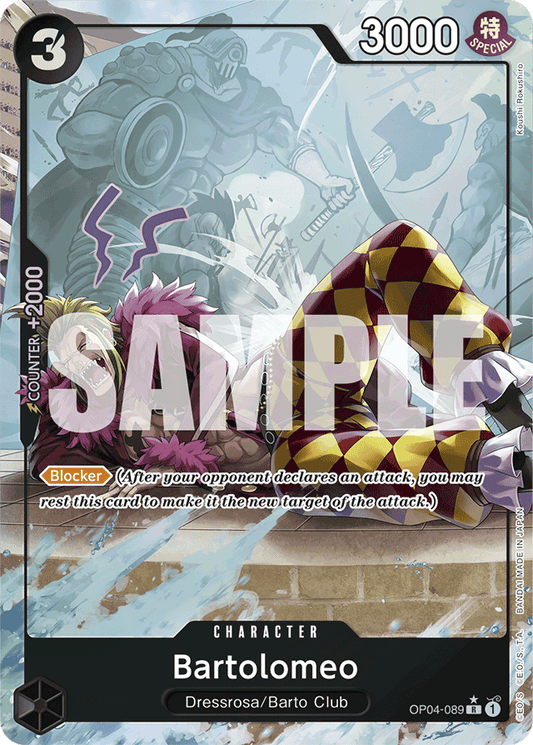 Bartolomeo (OP04-089) (Full Art) - Premium Booster -The Best- - R - OP04-089