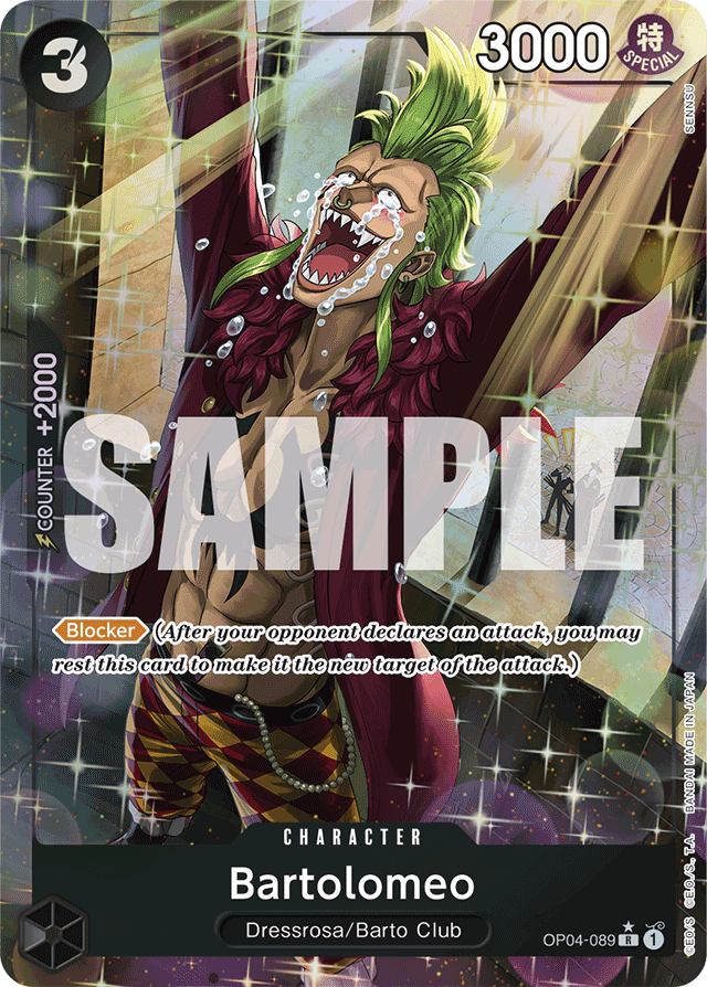 Bartolomeo (OP04-089) (Alternate Art) - Premium Booster -The Best- - R - OP04-089