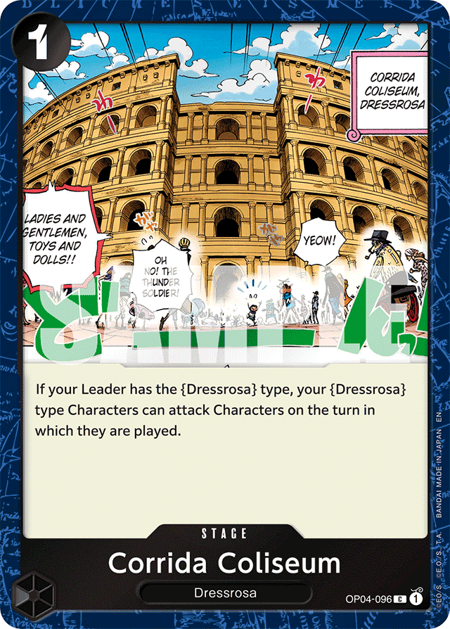 Corrida Coliseum (Pirate Foil) - Premium Booster -The Best- Vol. 2 - C - OP04-096