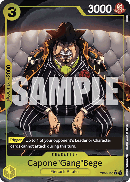 Capone"Gang"Bege (OP04-100) (Alternate Art) - Premium Booster -The Best- - R - OP04-100