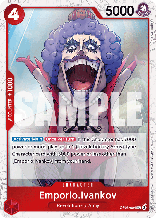 Emporio.Ivankov (Pirate Foil) - Premium Booster -The Best- Vol. 2 - UC - OP05-004