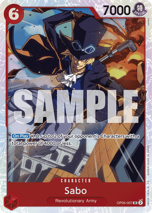 Sabo (OP05-007) (Reprint) - Premium Booster -The Best- - SR - OP05-007