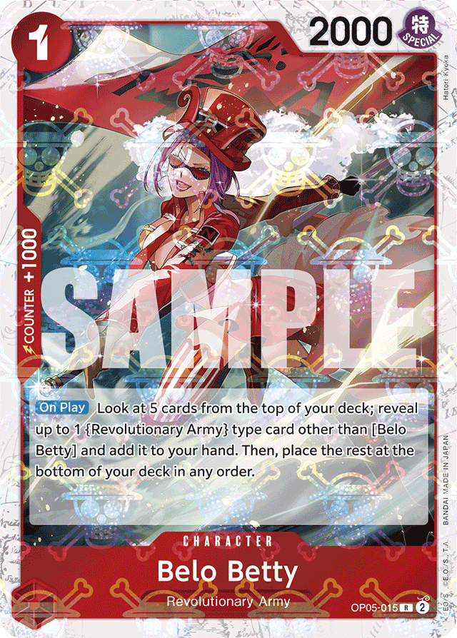 Belo Betty (Jolly Roger Foil) - Premium Booster -The Best- - R - OP05-015
