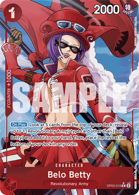 Belo Betty (Alternate Art) - Premium Booster -The Best- - R - OP05-015