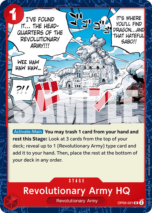 Revolutionary Army HQ (Reprint) - Premium Booster -The Best- Vol. 2 - UC - OP05-021