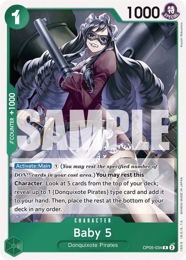 Baby 5 (OP05-034) (Reprint) - Premium Booster -The Best- - R - OP05-034