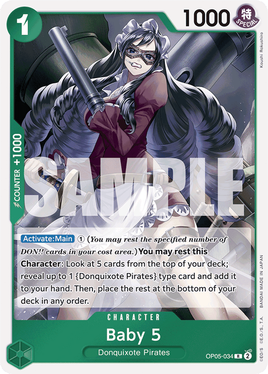Baby 5 (OP05-034) (Reprint) - Premium Booster -The Best- - R - OP05-034
