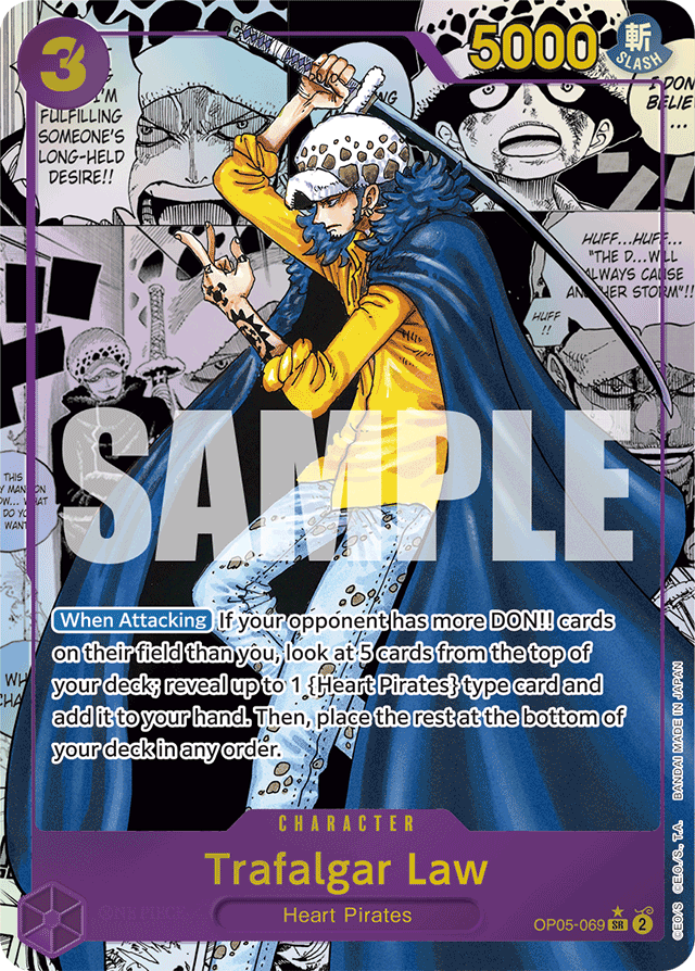 Trafalgar Law (OP05-069) (Manga) - Premium Booster -The Best- - SR - OP05-069