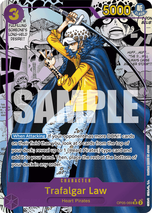 Trafalgar Law (OP05-069) (Manga) - Premium Booster -The Best- - SR - OP05-069